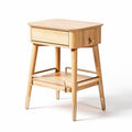 Houten nachtkastje met lade en open opslagruimte 45 x 40 x 55cm